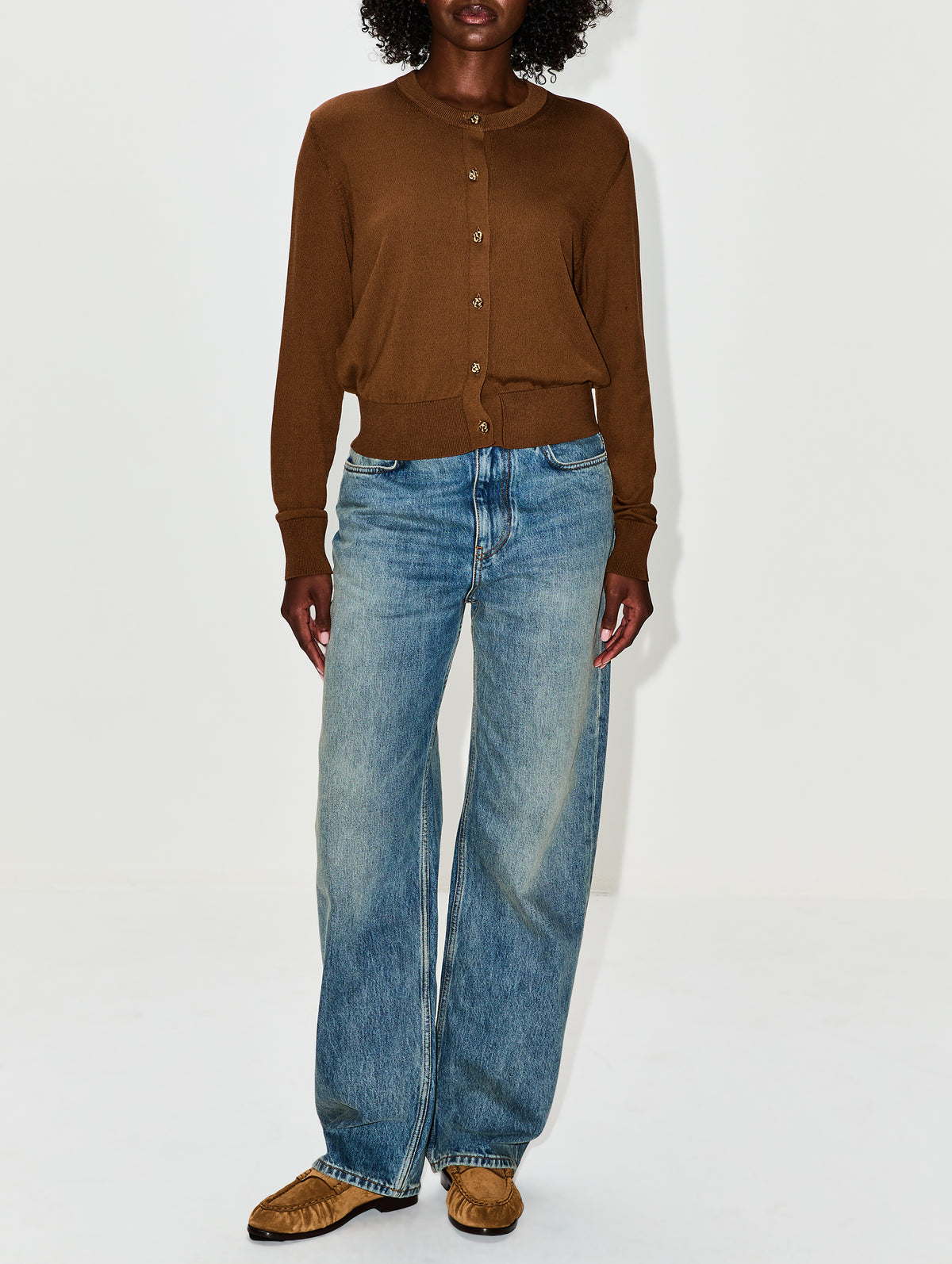 Maddox Sweater,ALTUZARRA,TOFFEE,Image 2