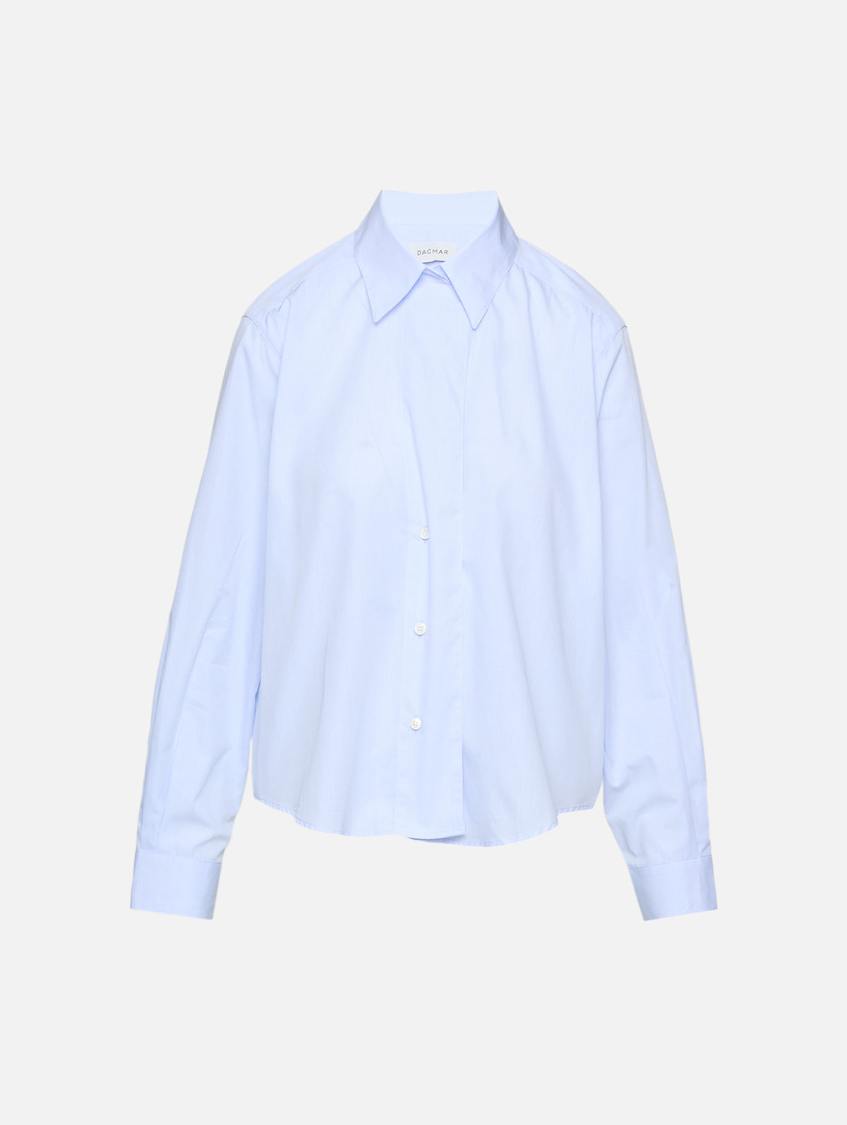 Cropped Shirt,HOUSE OF DAGMAR,LIGHT BLUE,Image 1