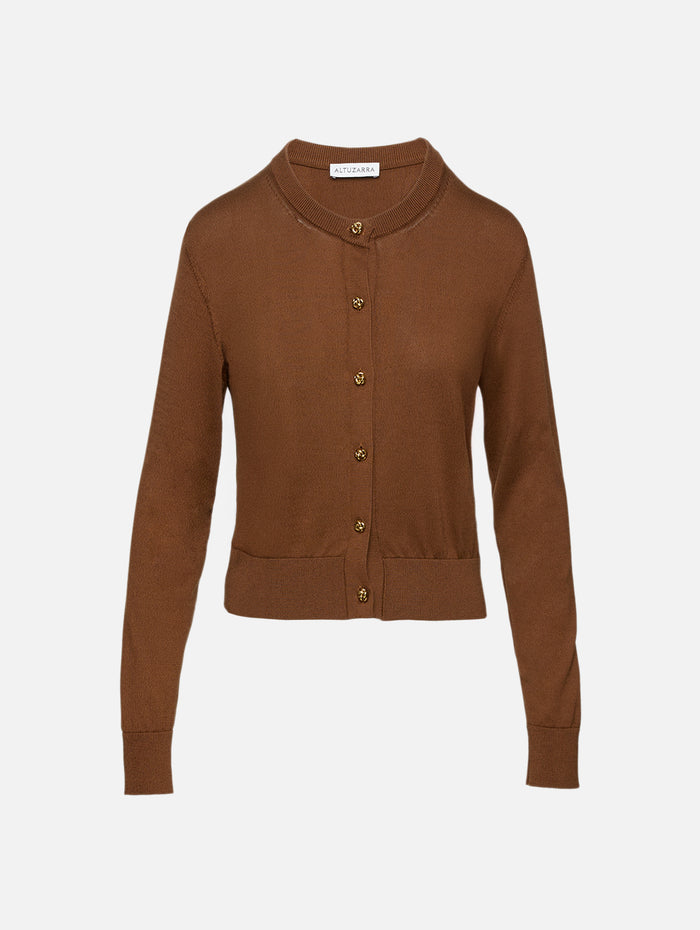 Maddox Sweater,ALTUZARRA,TOFFEE,Image 1
