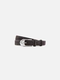 Dome Belt,KHAITE,DARK BROWN,Image 1