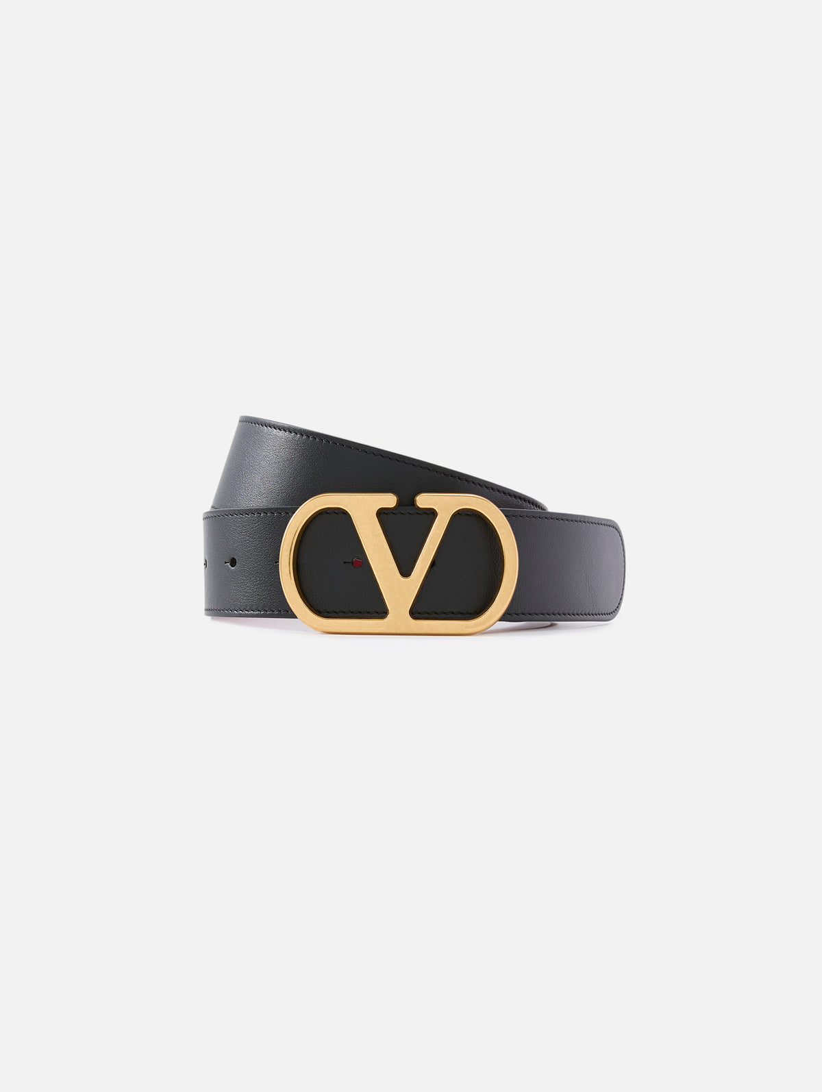 V Logo Belt,VALENTINO GARAVANI,NERO/ROSSO,Image 1