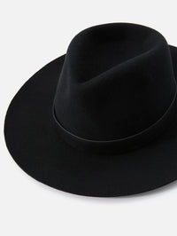 Ross Fedora,JANESSA LEONE,BLACK,Image 2