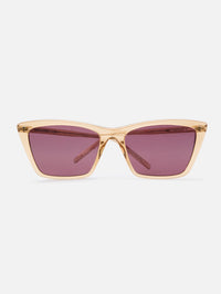 737 Mica Sunglasses,KERING EYE- SAINT LAURENT,YELLOW,Image 1