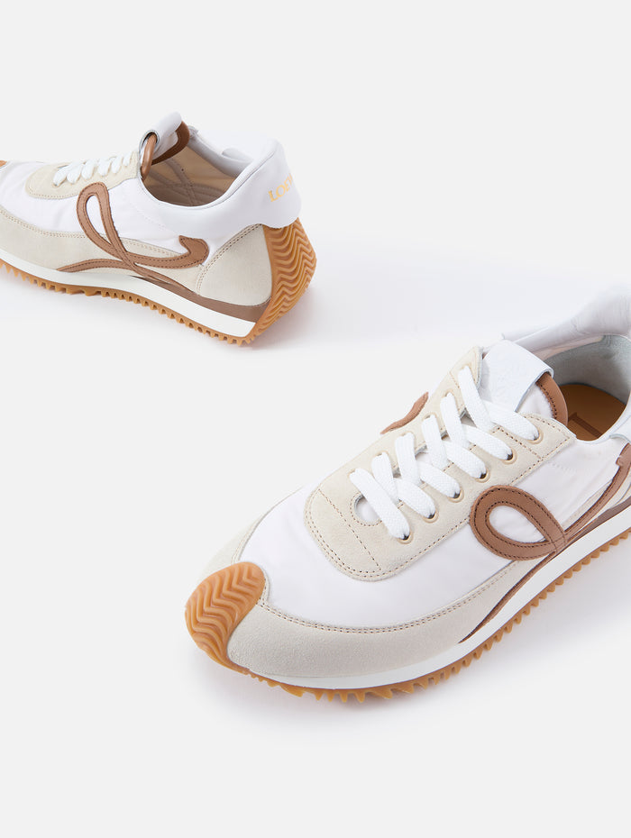 Flow Runner 2.0 Sneaker,LOEWE,CHOCOLATE/ALMOST OPTIC,Image 1