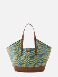 Wavy Tote,MARNI,GARDEN GREEN,Image 1