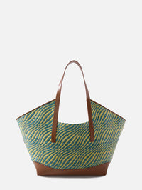 Wavy Tote,MARNI,GARDEN GREEN,Image 3