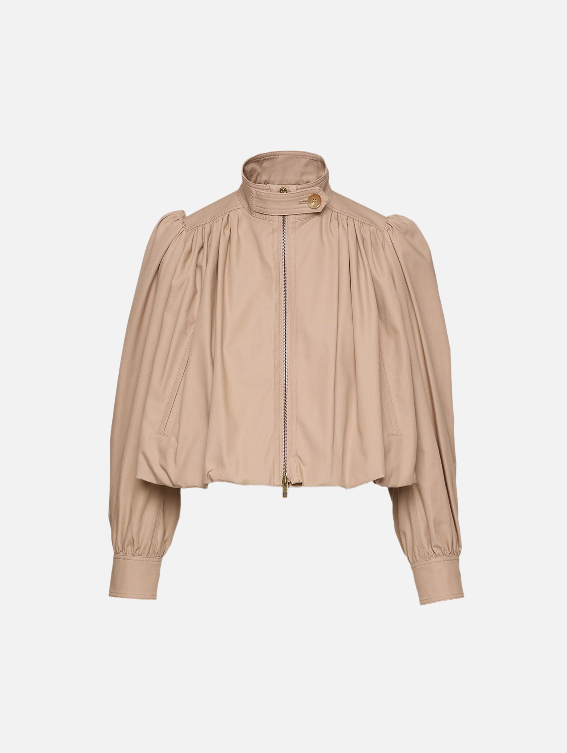 Mock Neck Zip Up Jacket | CHLOÉ | elysewalker