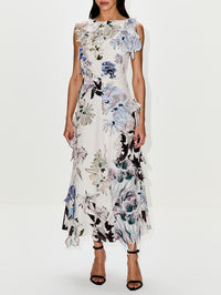 Carrol Dress,ALTUZARRA,IVORY FLOWER,Image 2