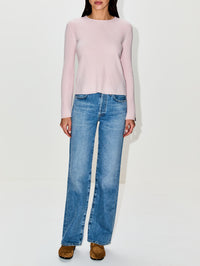 Crew Neck Sweater,MAX MARA,PINK,Image 2