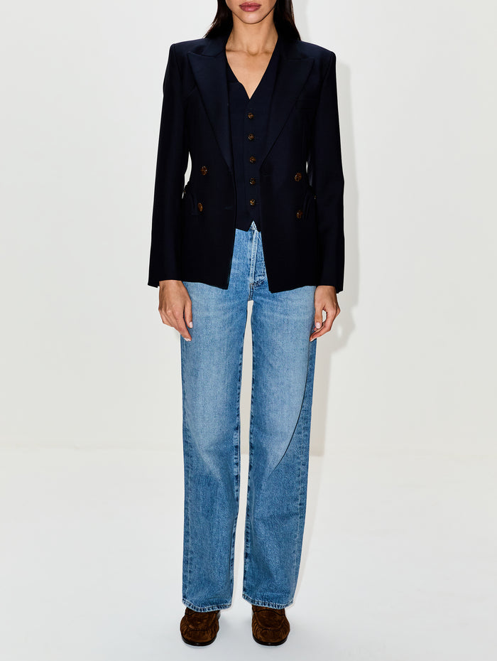 First Class Charmer Blazer,BLAZÉ MILANO,NAVY,Image 1
