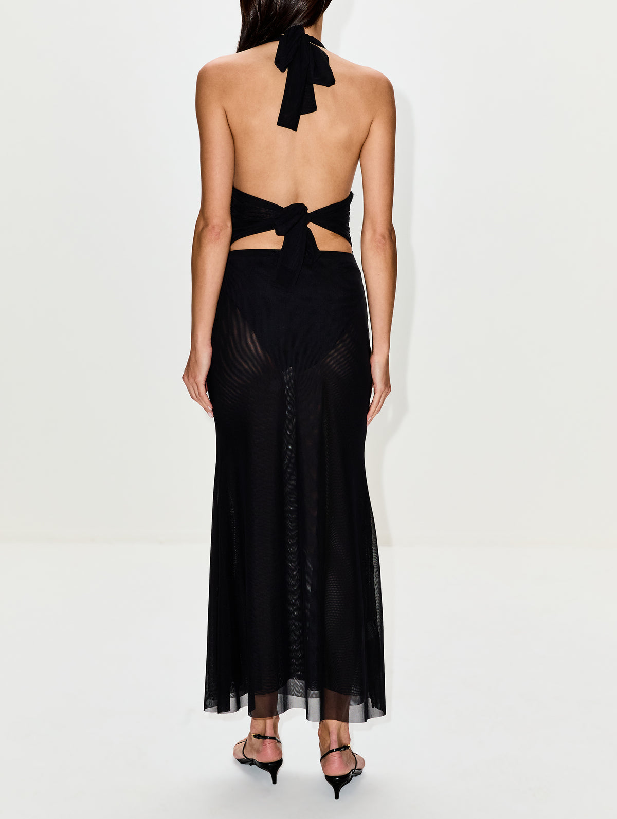 Alessia Maxi Dress,BOND-EYE,BLACK MESH,Image 4