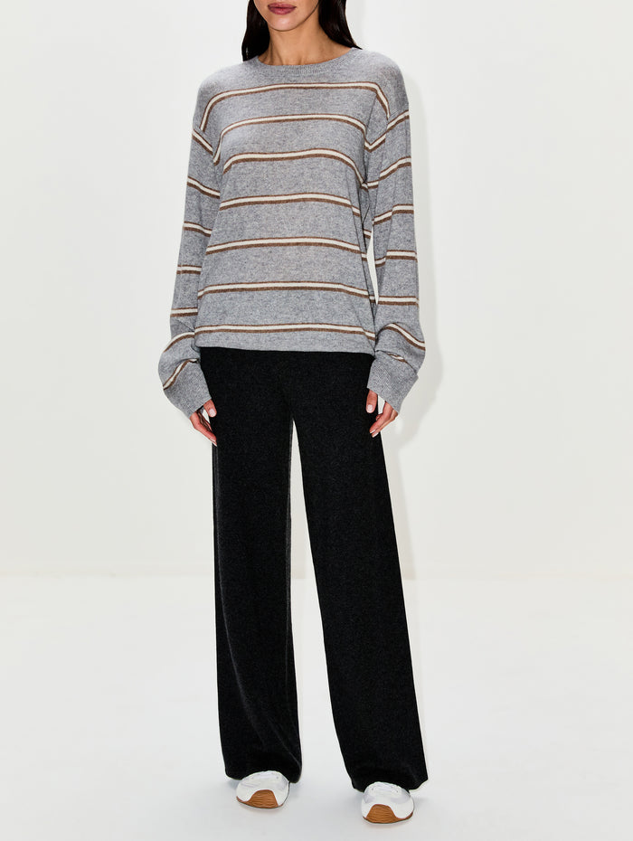 James Sweater,ÉTERNE,HEATHER GREY STRIPE,Image 1
