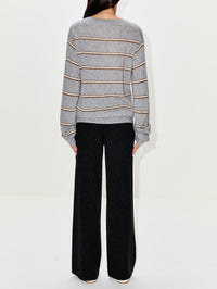 James Sweater,ÉTERNE,HEATHER GREY STRIPE,Image 3