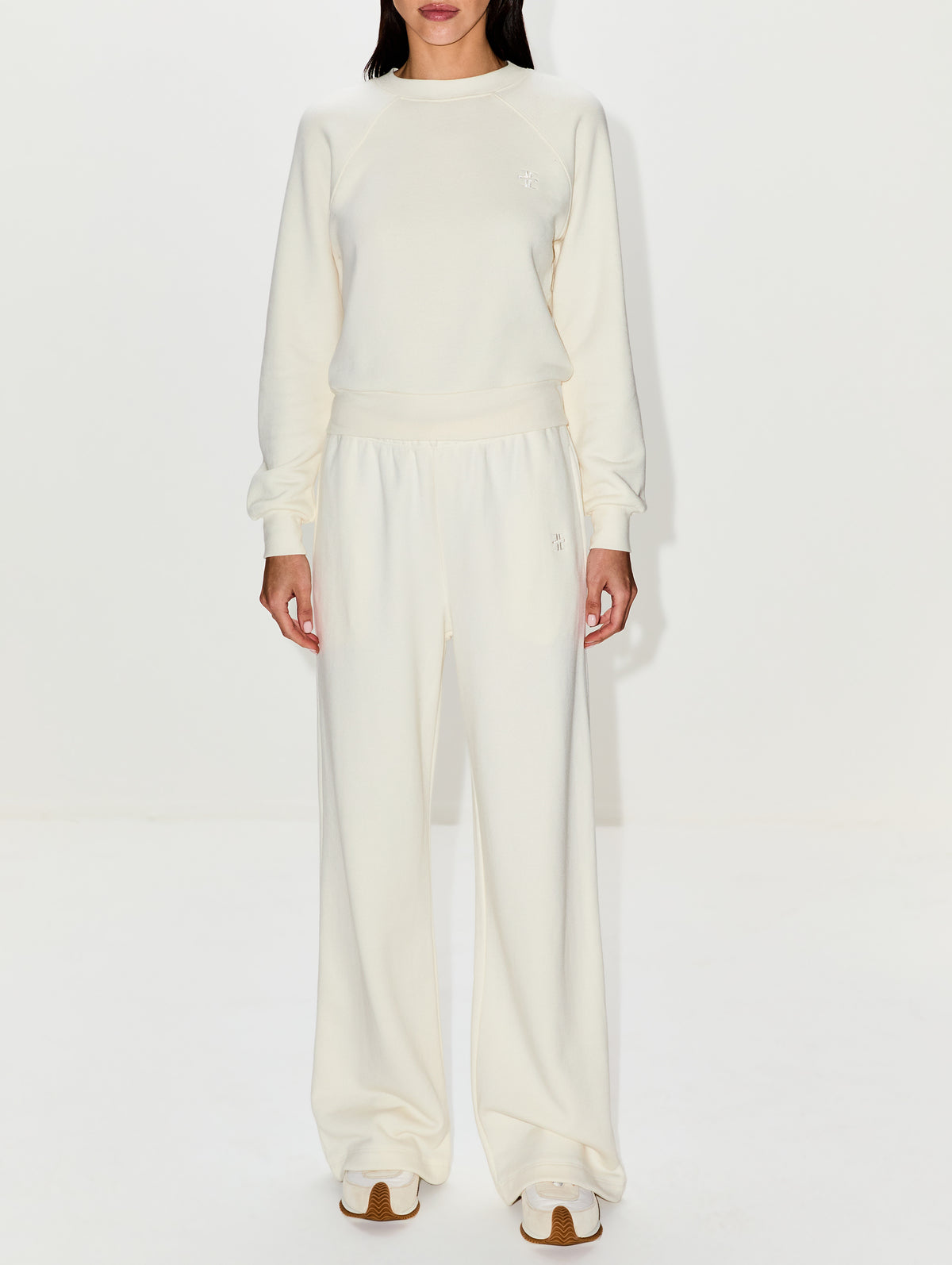 Oversized Wide Leg Pant,ÉTERNE,CREAM,Image 2