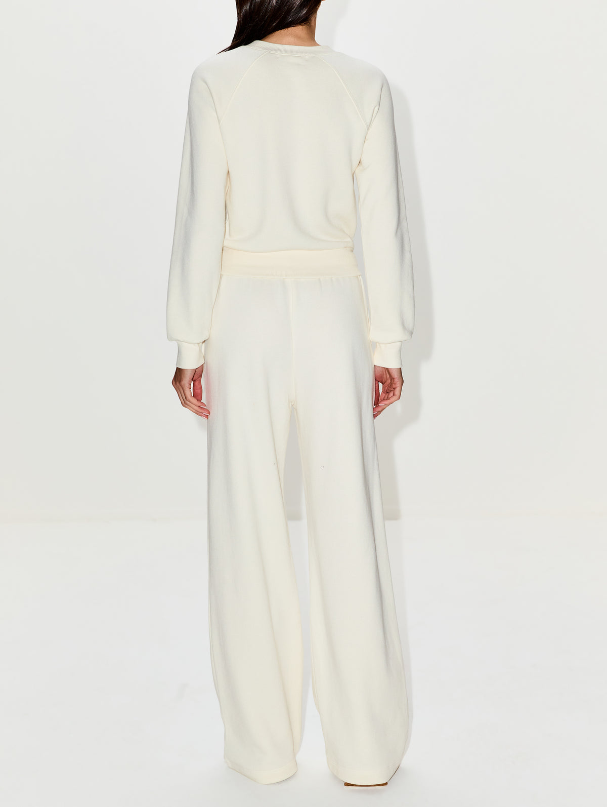 Oversized Wide Leg Pant,ÉTERNE,CREAM,Image 3