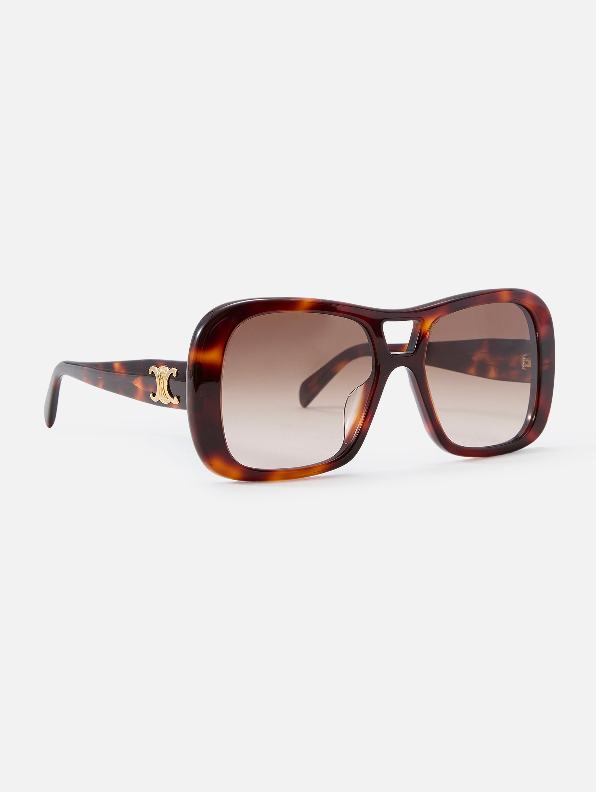 Triomphe Oversized Sunglasses | CELINE EYEWEAR | elysewalker