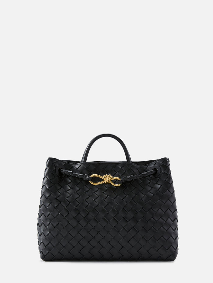 Medium Andiamo Bag,BOTTEGA VENETA,BLACK,Image 1