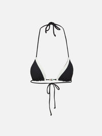 Fosca Triangle Bikini Top,BOND-EYE,BLACK/COCONUT,Image 1