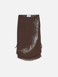 Merrow Midi Skirt,16ARLINGTON,HAZELNUT,Image 1