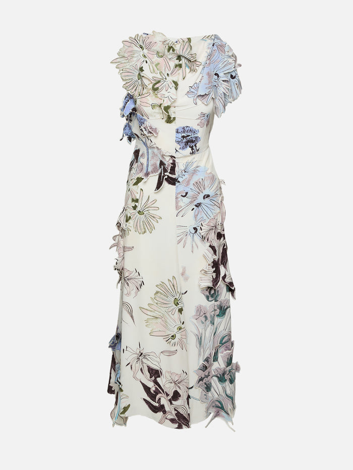 Carrol Dress,ALTUZARRA,IVORY FLOWER,Image 1