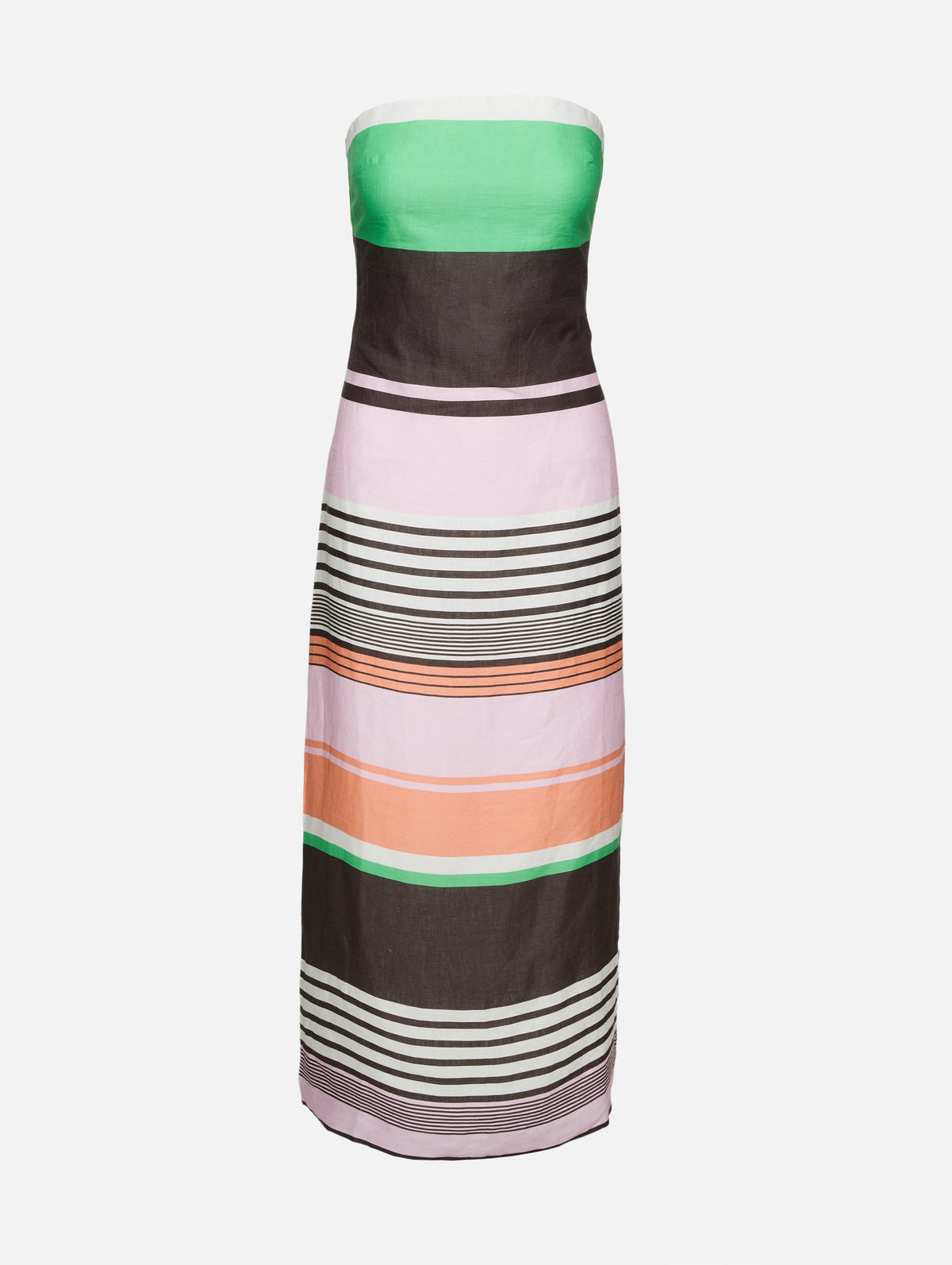 Frieda Strapless Dress,ROAME,TANGO STRIPE,Image 2