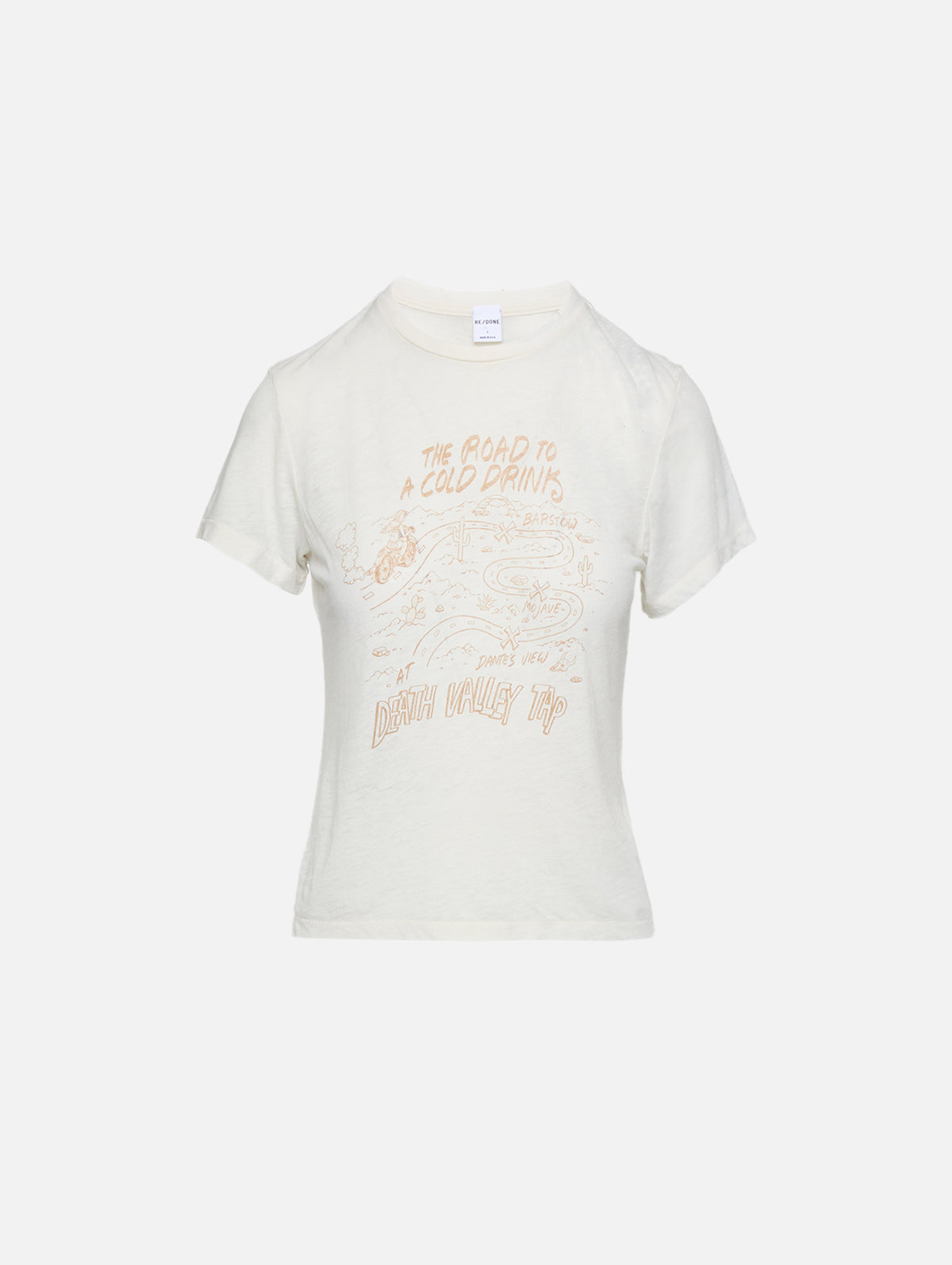 Classic Tee,RE/DONE,VINTAGE WHITE,Image 2