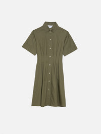 Bergamo Dress,CALLAS MILANO,OLIVE,Image 1