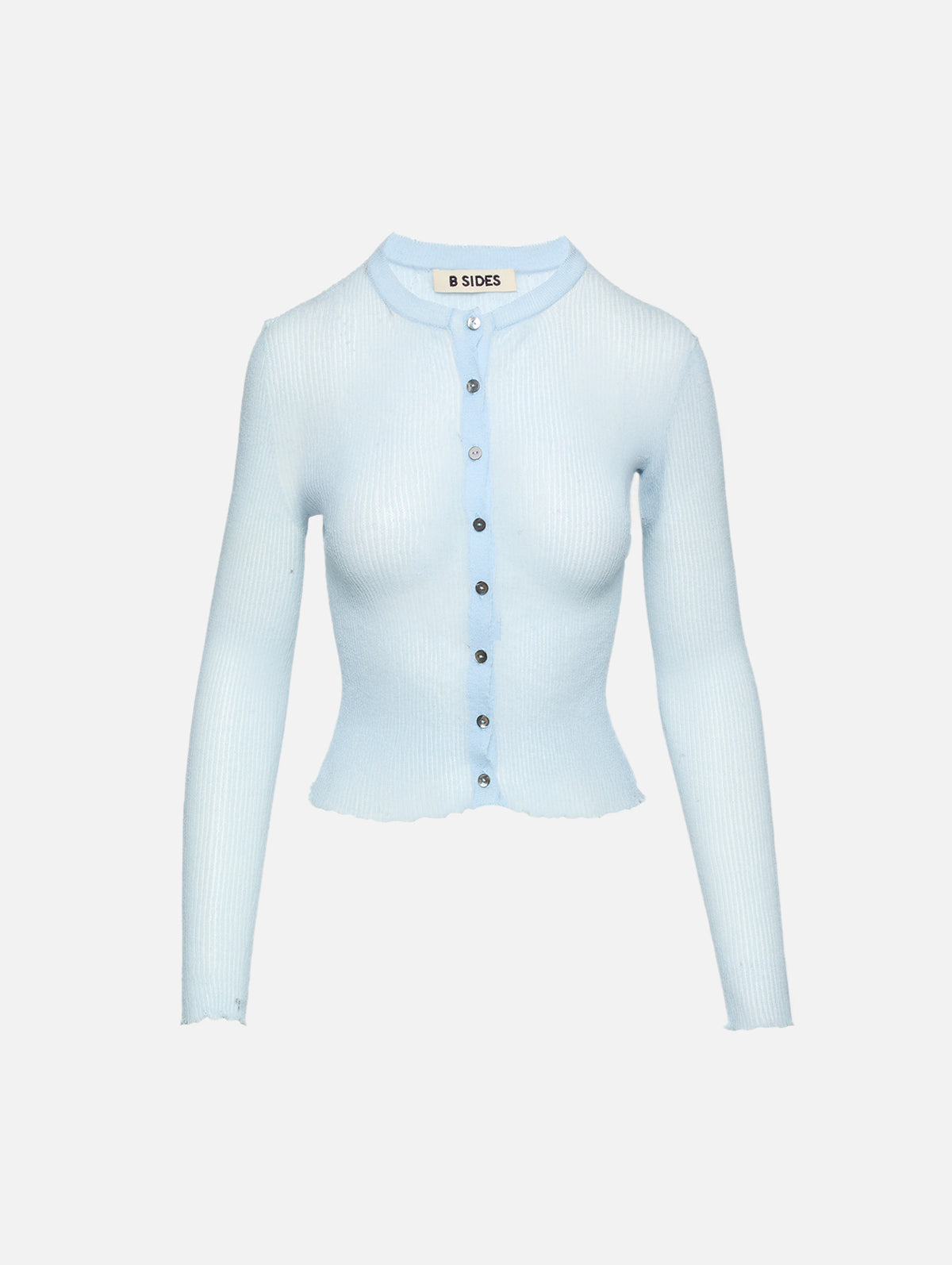 Sheer Cardigan,B SIDES,PALE BLUE,Image 1