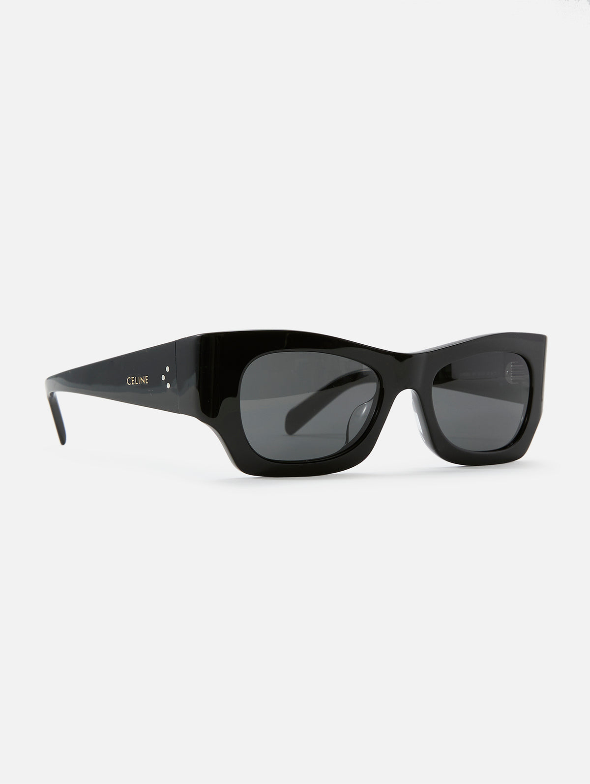 3 Dots Sunglasses,CELINE EYEWEAR,SHINY BLACK,Image 2