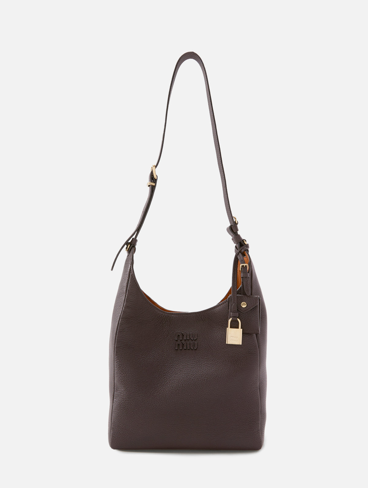 Bicolor Shoulder Bag,MIU MIU,MORO PAPAYA,Image 4