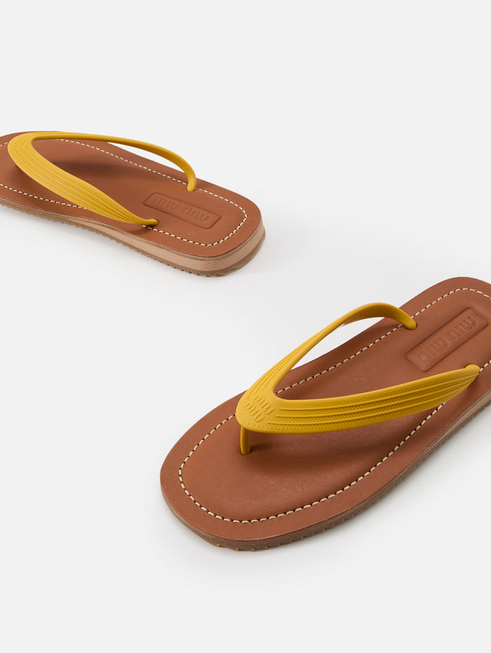 Infradito Flip Flop,MIU MIU,GIALLO,Image 1