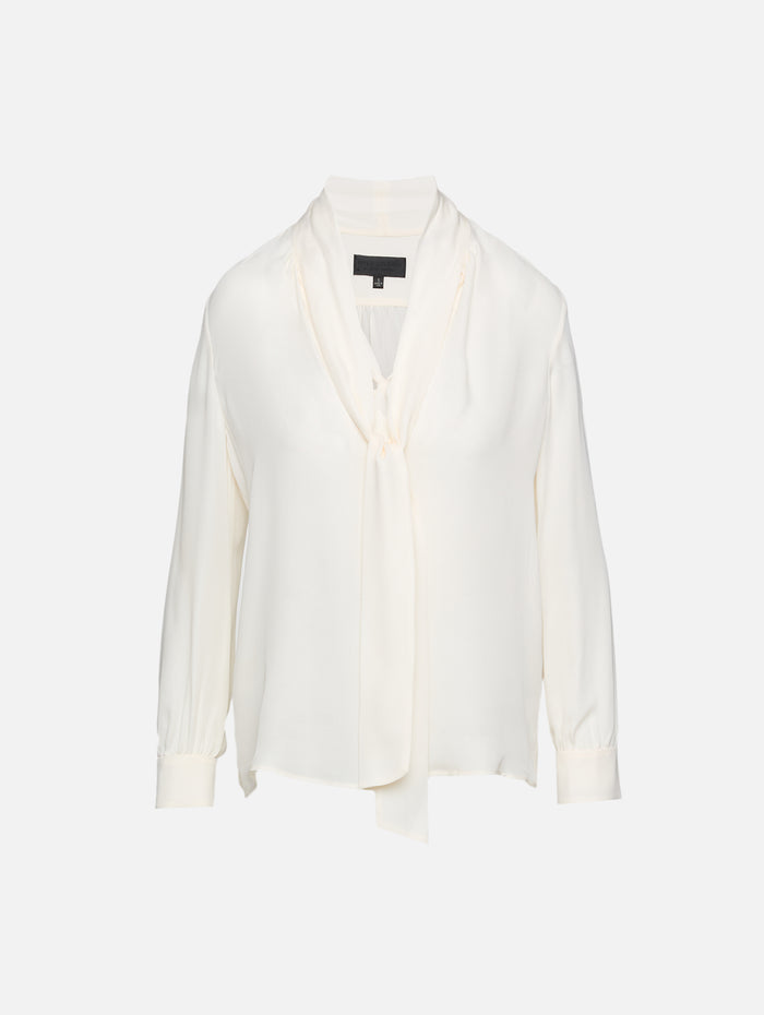 Janese Blouse,NILI LOTAN,IVORY,Image 1