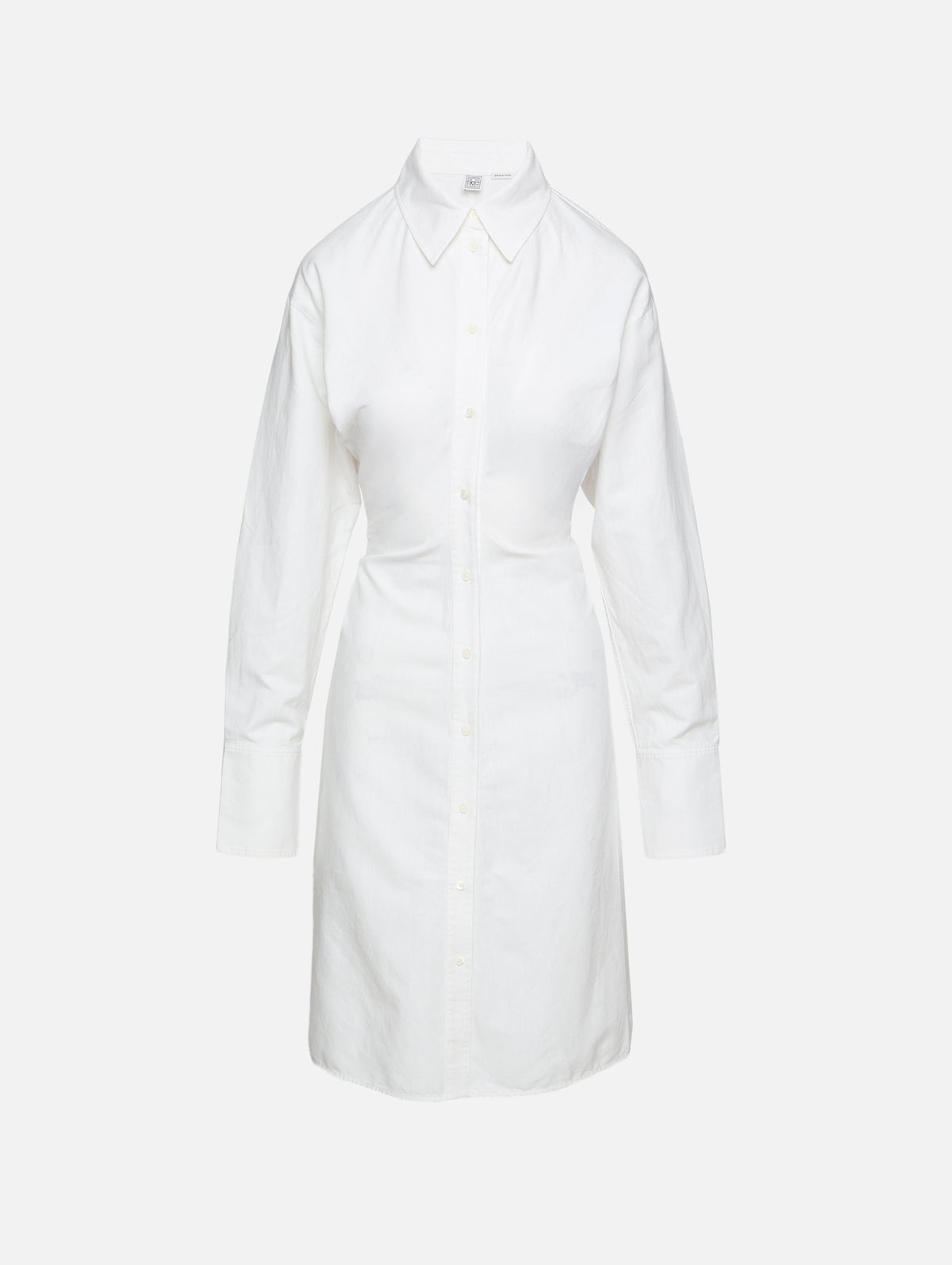 Slouch Shirtdress,TOTÉME,OFF WHITE,Image 1