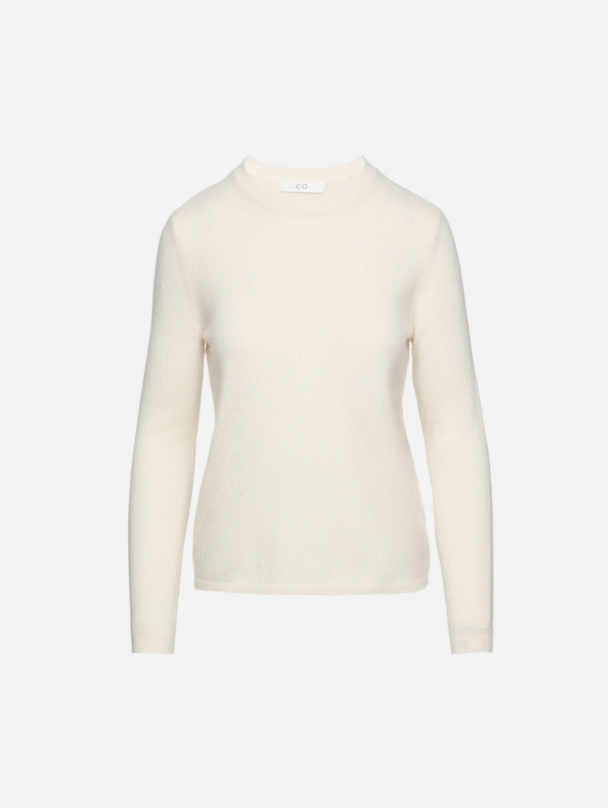 Crewneck Sweater,CO,IVORY,Image 1