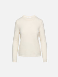 Crewneck Sweater,CO,IVORY,Image 1