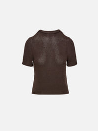 Colbie Roll Neck Sweater,ELYSEWALKER LABEL,CHOCOLATE,Image 1