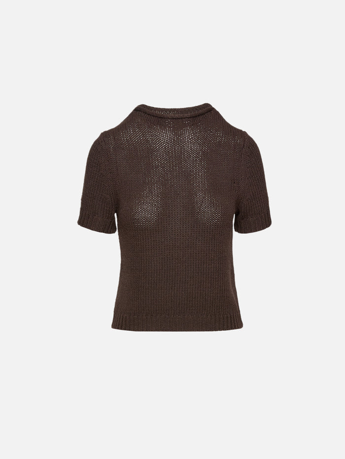 Colbie Roll Neck Sweater,ELYSEWALKER LABEL,CHOCOLATE,Image 1