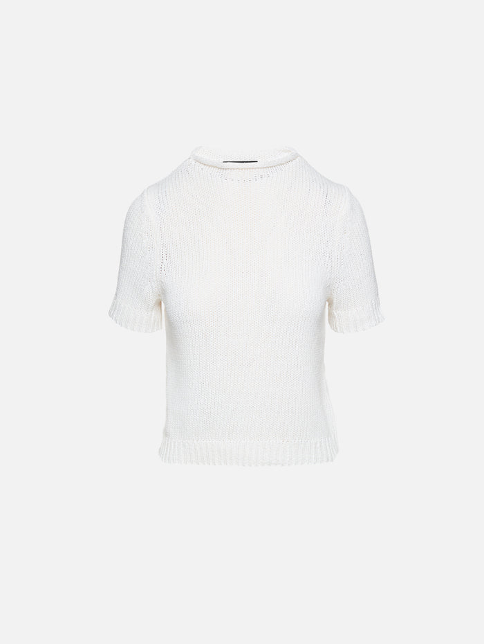 Colbie Roll Neck Sweater,ELYSEWALKER LABEL,WHITE,Image 1