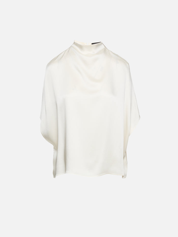 Cape Tee,LAPOINTE,CREAM,Image 1