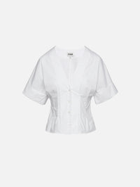Elle Top,STAUD,WHITE,Image 1