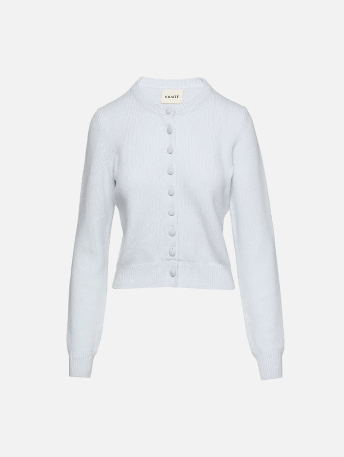 Everheart Cardigan,KHAITE,ICE BLUE,Image 1