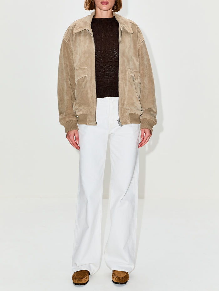 Vivienne Suede Jacket,CITIZENS OF HUMANITY,DEEP OLIVE,Image 1