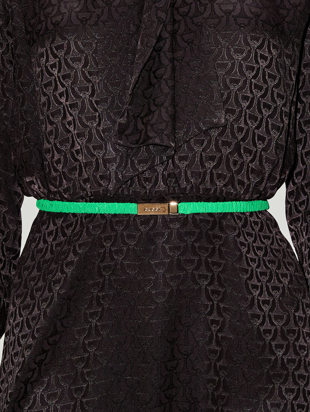 Horsebit Dress,GUCCI,DEEP CHOCOLATE,Image 5