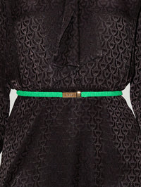 Horsebit Dress,GUCCI,DEEP CHOCOLATE,Image 5