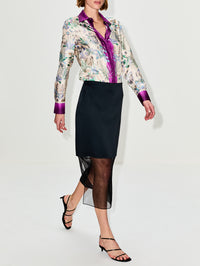 Sybil Skirt,KHAITE,BLACK,Image 3