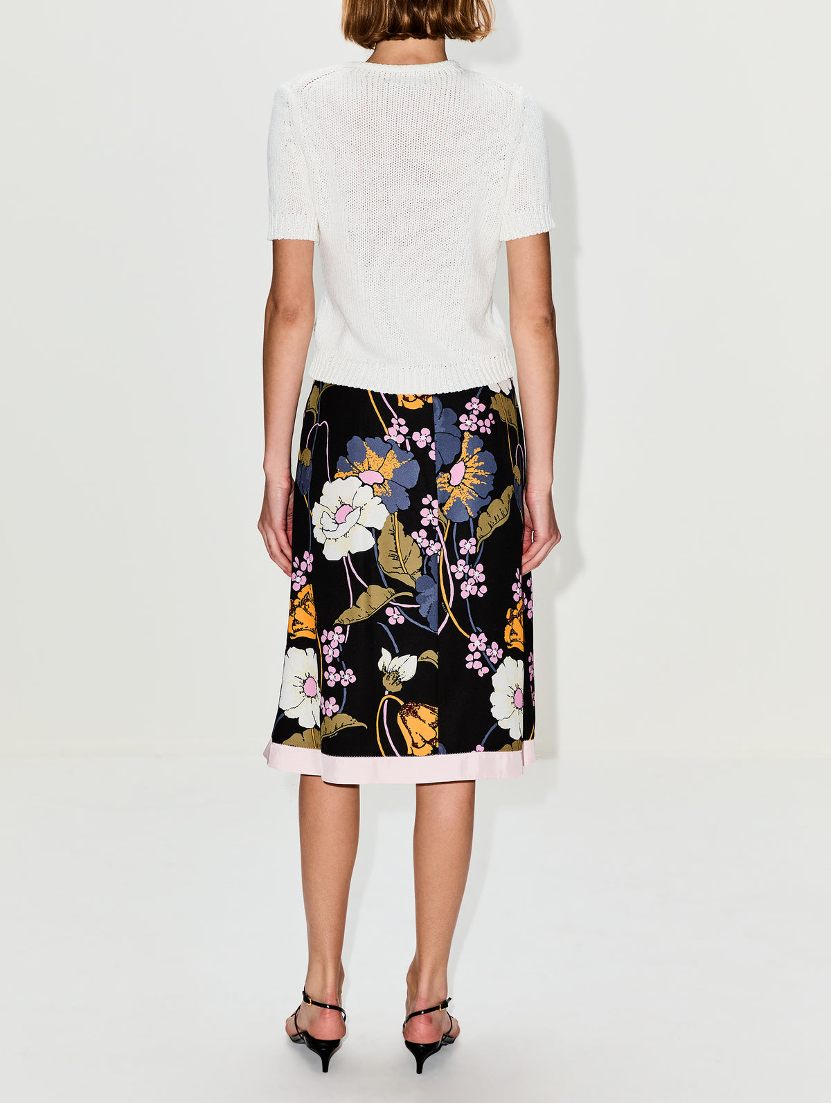 Colbie Roll Neck Sweater,ELYSEWALKER LABEL,WHITE,Image 3