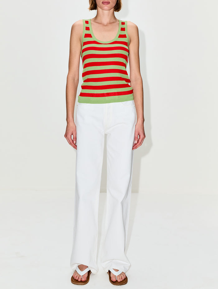 Tova Tank Top,DRIES VAN NOTEN,MINT,Image 1