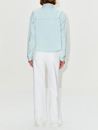 Camper Crop Shirt,RE/DONE,BLEACH DISTRESS,Image 3