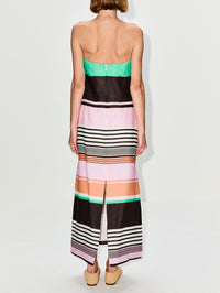 Frieda Strapless Dress,ROAME,TANGO STRIPE,Image 4