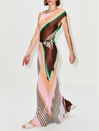 Capri Maxi Dress,ROAME,TANGO STRIPE,Image 3